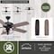 Vaxcel Reed 48-in. Matte Black Farmhouse Ceiling Fan with LED Cage Light Kit and Pull Chains F0099 - alternate 9